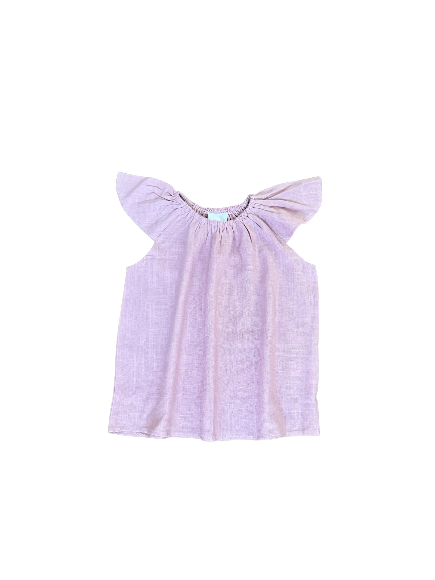 Jane flutter dress in blush
