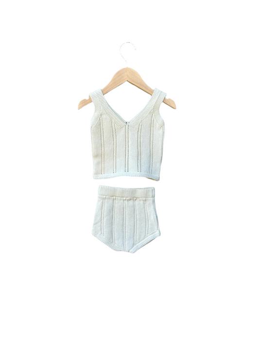Virginia v-neck 2-piece knit set