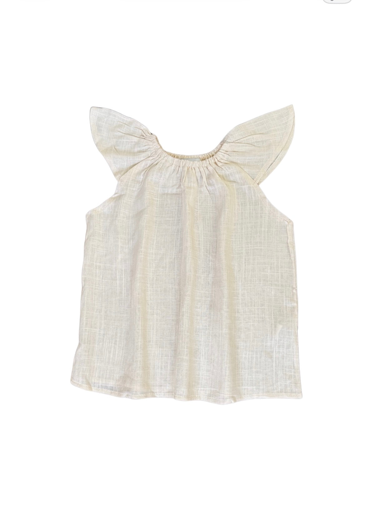 Jane flutter dress in cream