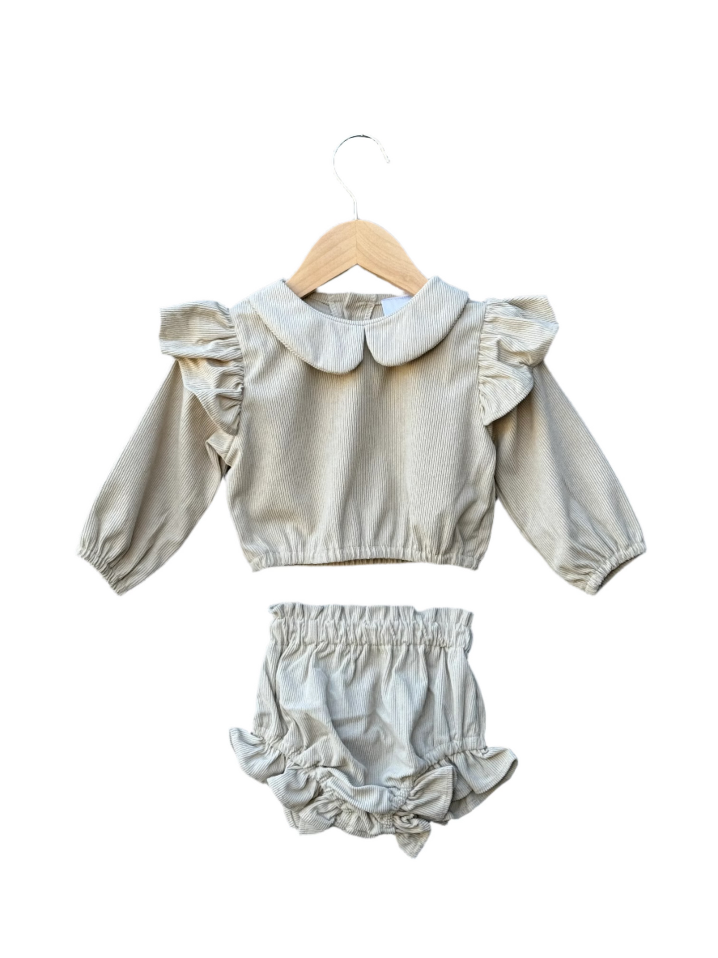 Genevieve ruffled 2-piece